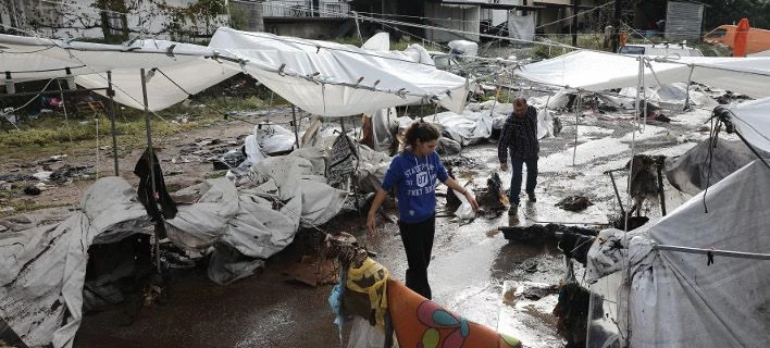 «Ζορμπάς», μία ημέρα μετά – Εικόνες καταστροφής από το Μαντούδι